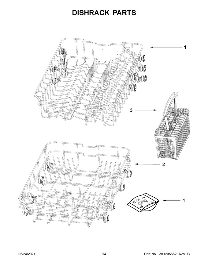 Diagram for WDF518SAHW0