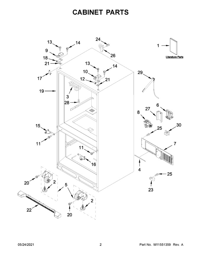 Diagram for WRFA35SWHZ07
