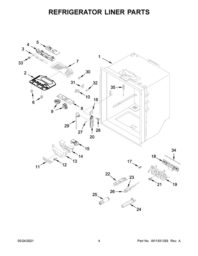 Diagram for WRFA35SWHZ07