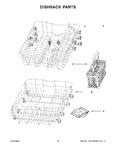 Diagram for 08 - Dishrack Parts