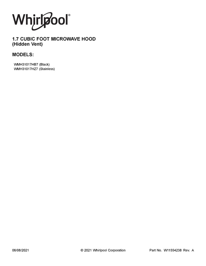 Diagram for WMH31017HB7
