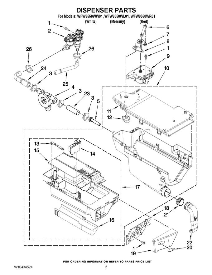 Diagram for WFW9550WR01