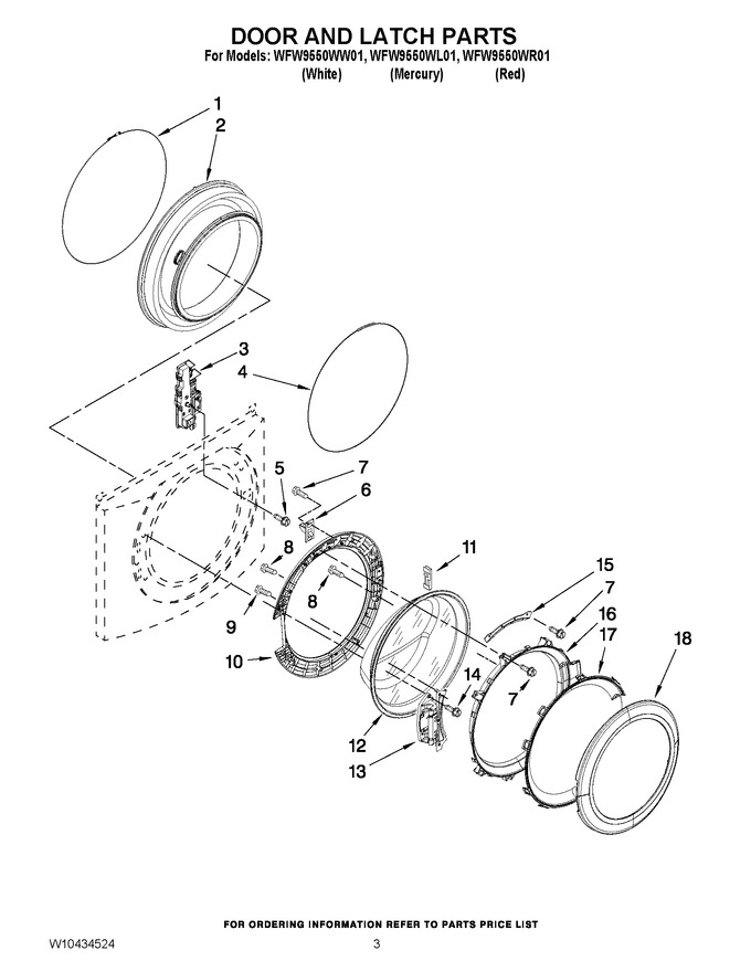 Diagram for WFW9550WR01