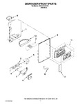 Diagram for 08 - Dispenser Front Parts