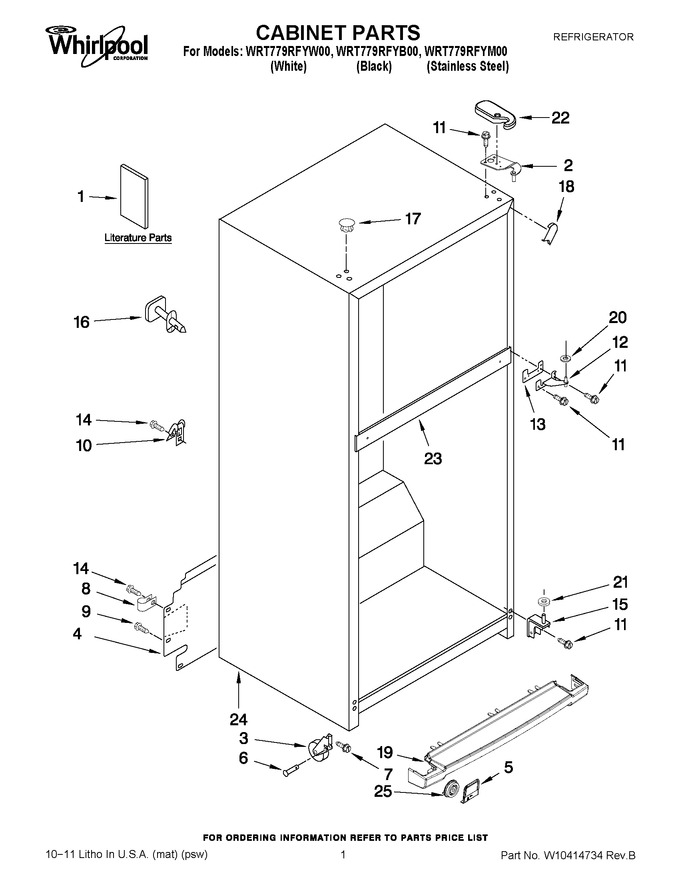 Diagram for WRT779RFYB00
