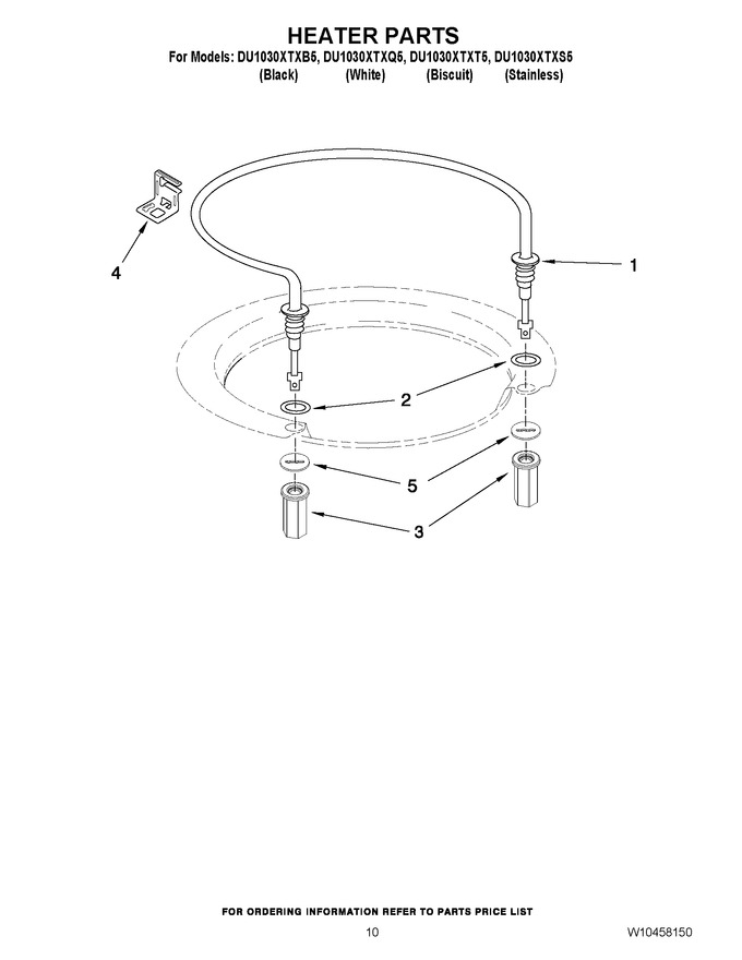 Diagram for DU1030XTXB5