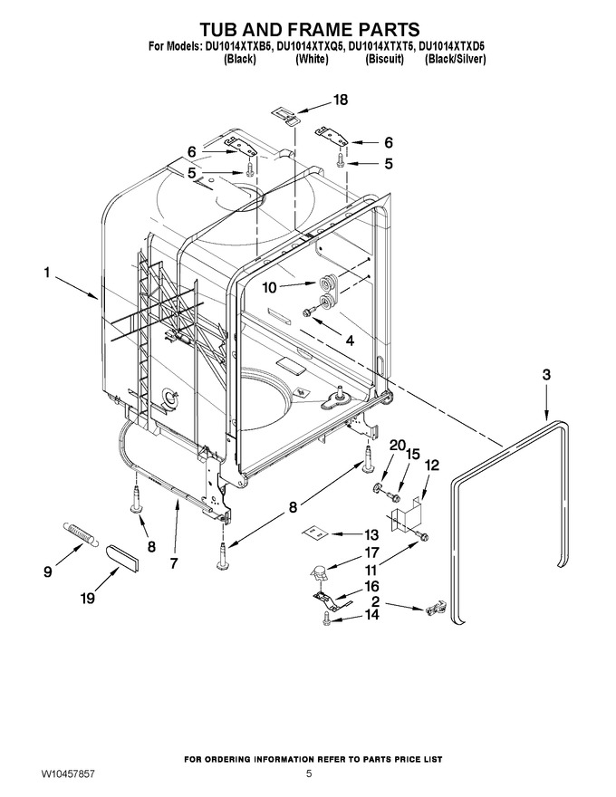 Diagram for DU1014XTXB5