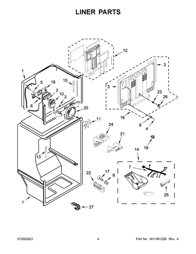 Diagram for WRT108FFDB00