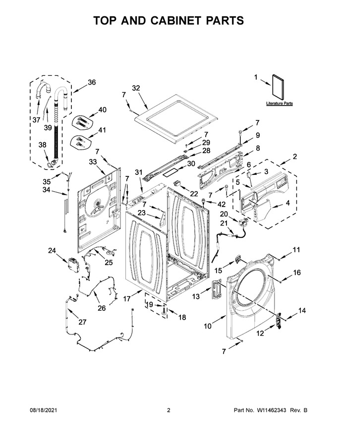 Diagram for NFW5800HW2