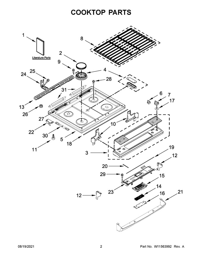 Diagram for WEG745H0LZ0
