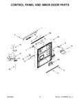 Diagram for 03 - Control Panel And Inner Door Parts
