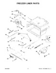 Diagram for 04 - Freezer Liner Parts