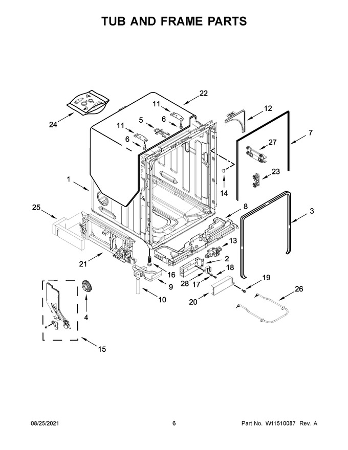 Diagram for WDT970SAKZ0