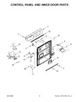 Diagram for 03 - Control Panel And Inner Door Parts