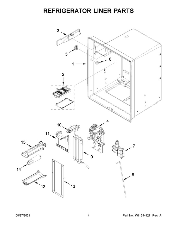 Diagram for WRF555SDFZ14