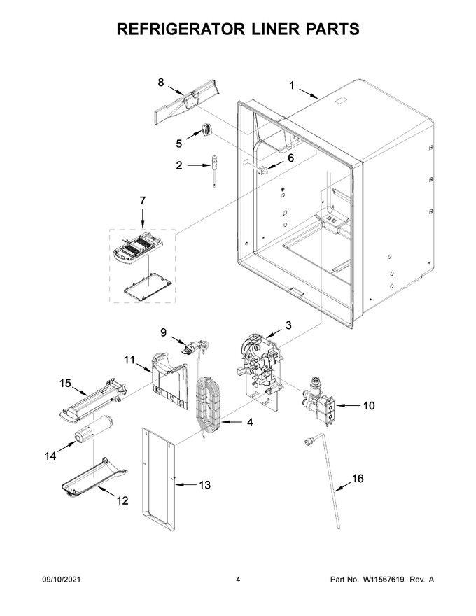 Diagram for WRF555SDHV07