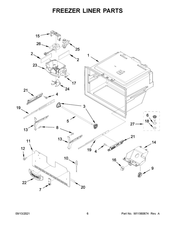 Diagram for WRX735SDHV06
