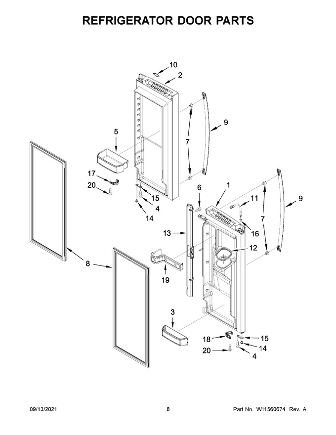 Diagram for WRX735SDHV06
