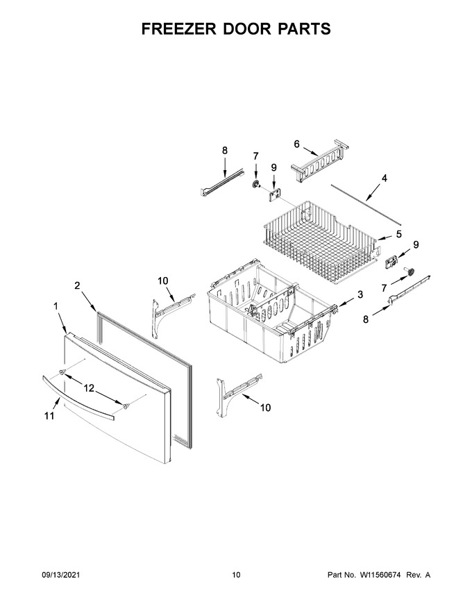 Diagram for WRX735SDHV06