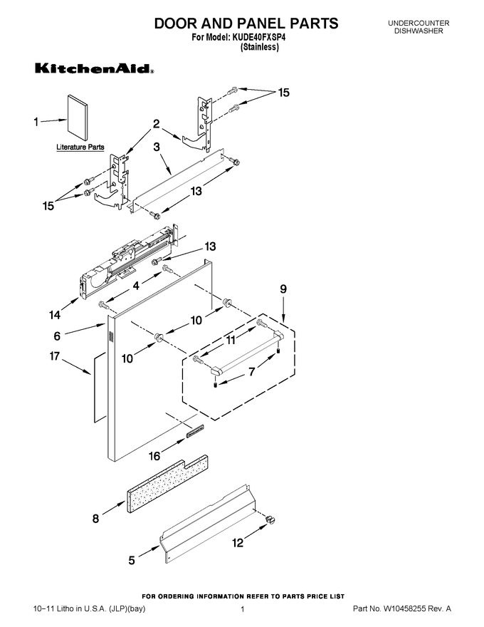 Diagram for KUDE40FXSP4
