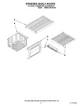 Diagram for 03 - Freezer Shelf Parts