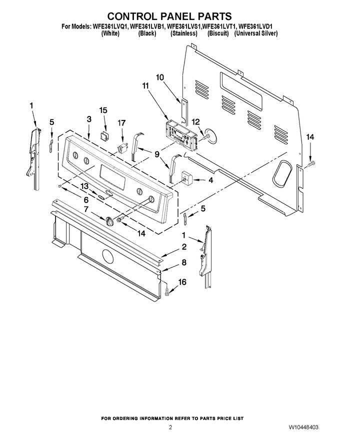 Diagram for WFE361LVT1