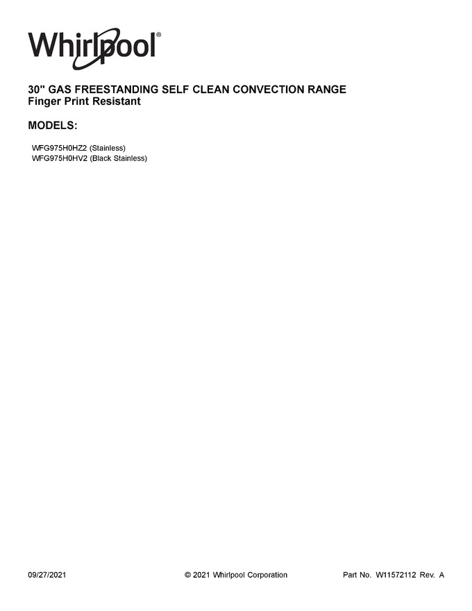 Diagram for WFG975H0HV2