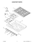 Diagram for 02 - Cooktop Parts