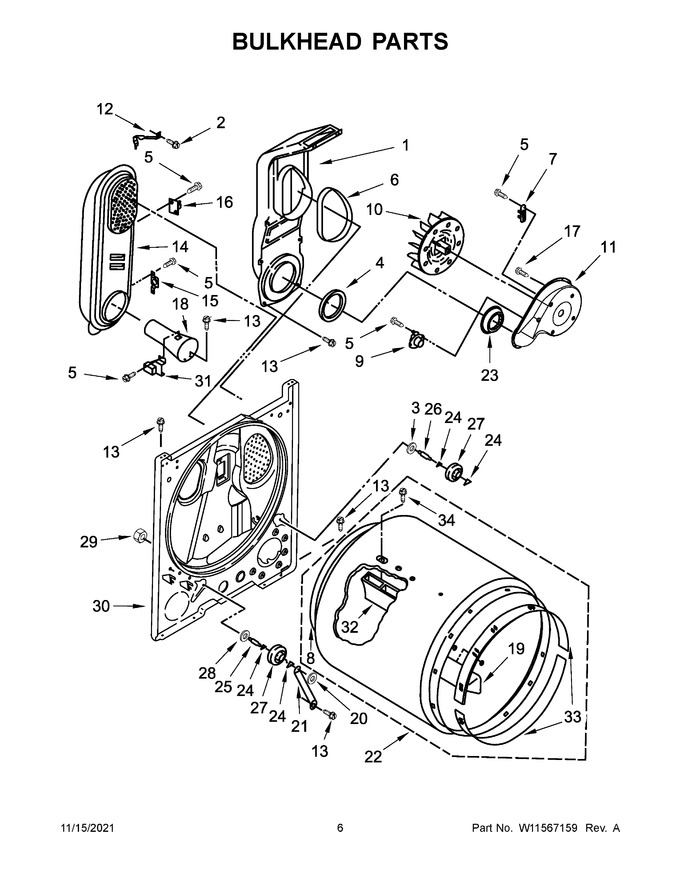 Diagram for 3DWGD4815FW1