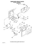 Diagram for 08 - Dispenser Front Parts