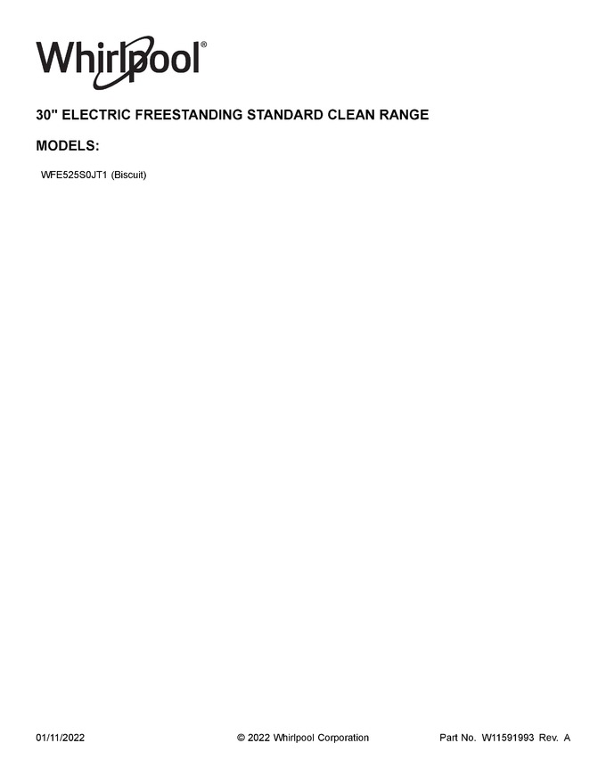 Diagram for WFE525S0JT1