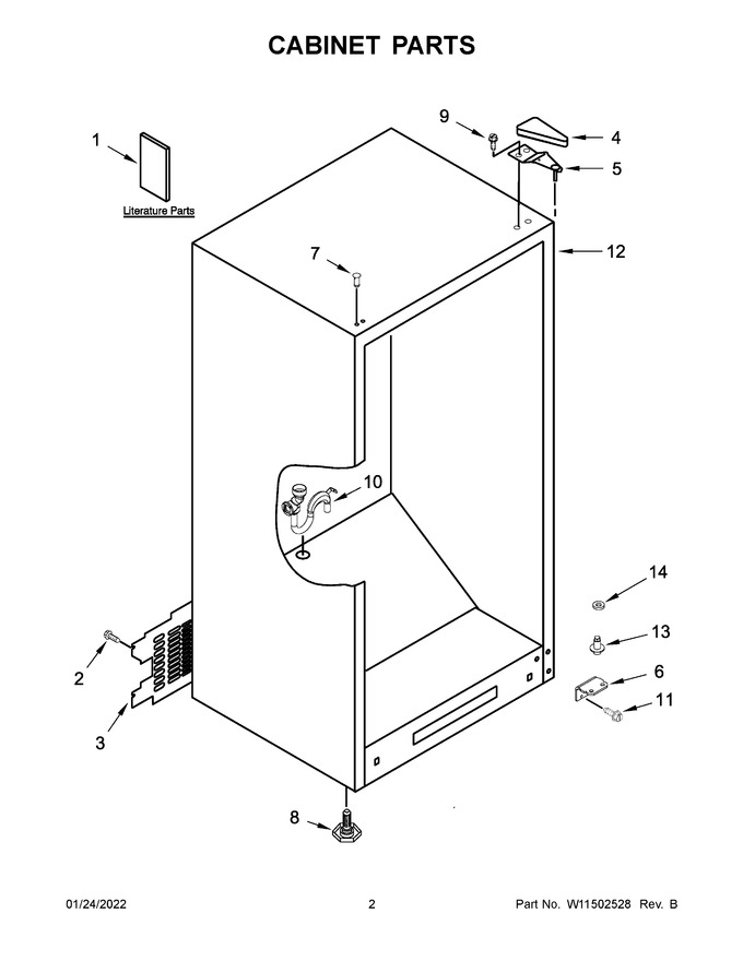 Diagram for WZF57R16FW06