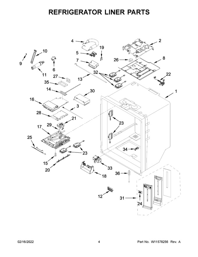 Diagram for WRF757SDHZ03