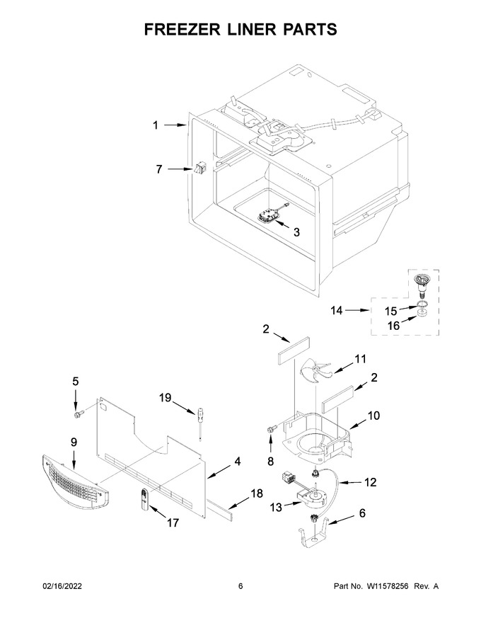 Diagram for WRF757SDHZ03