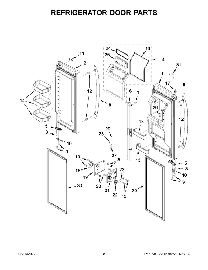 Diagram for WRF757SDHZ03