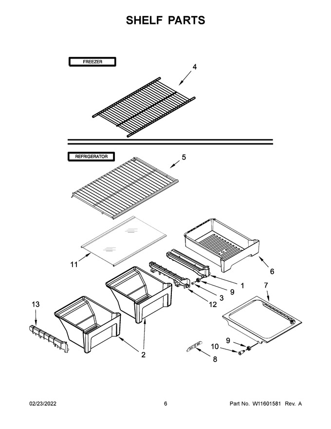 Diagram for WRT138FFDW00