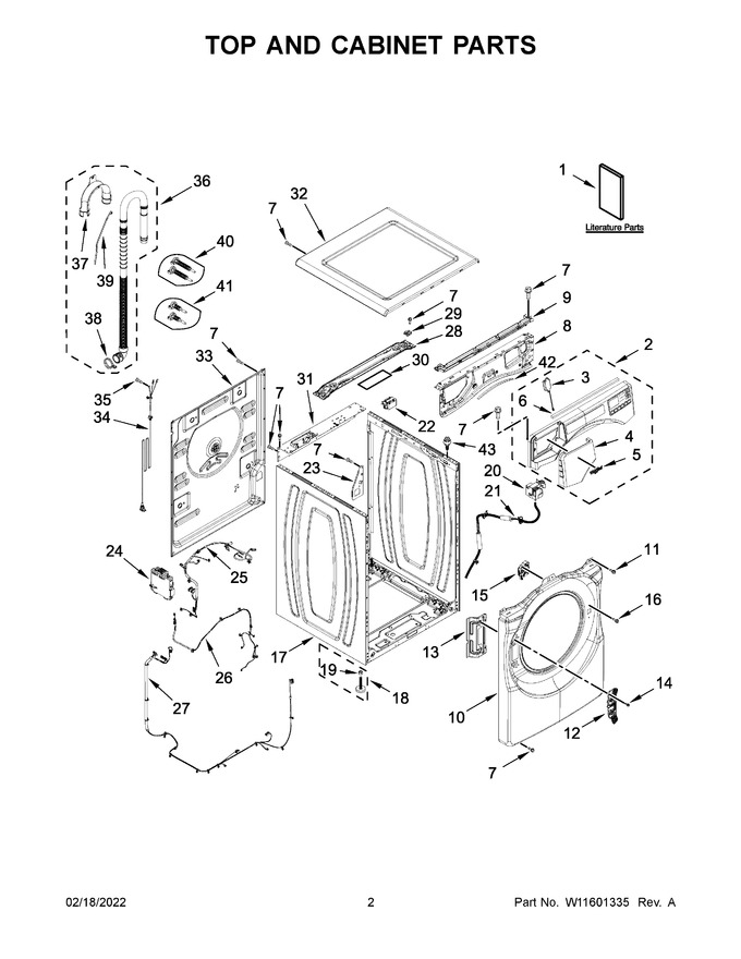 Diagram for WFW5605MC0