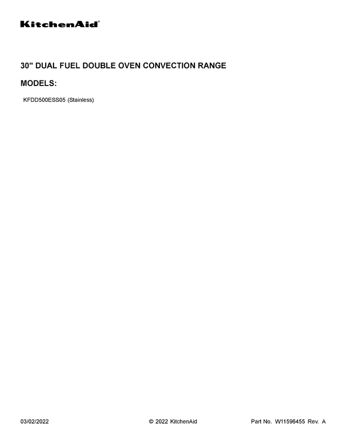 Diagram for KFDD500ESS05