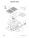Diagram for 02 - Cooktop Parts