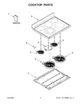 Diagram for 02 - Cooktop Parts