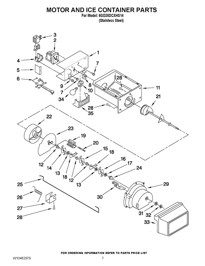 Diagram for 6GD25DCXHS14
