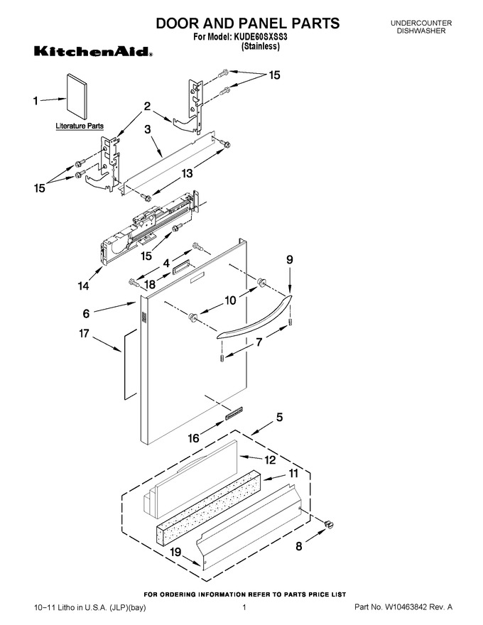 Diagram for KUDE60SXSS3