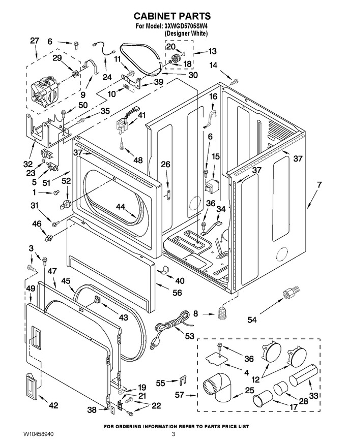 Diagram for 3XWGD5705SW4