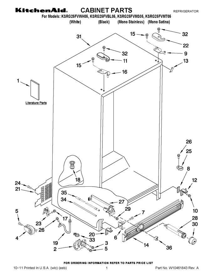 Diagram for KSRG25FVMS05