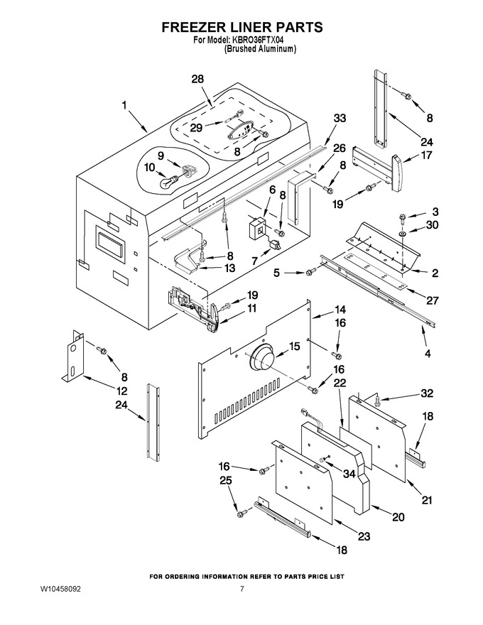 Diagram for KBRO36FTX04