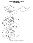 Diagram for 03 - Refrigerator Shelf Parts