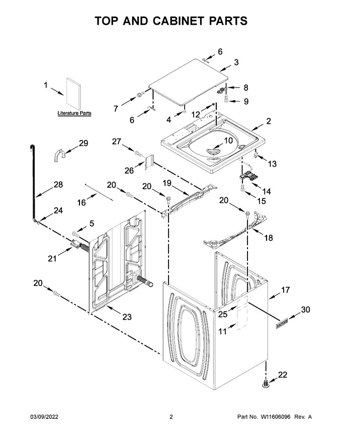 Diagram for MVWC565FW3