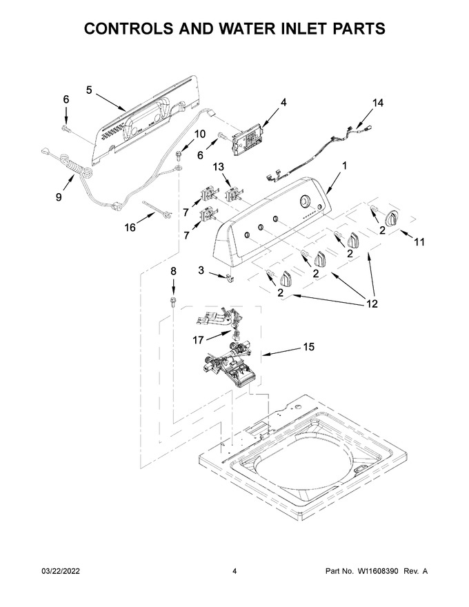 Diagram for 1CWTW4705GW1