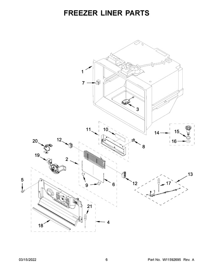 Diagram for WRF954CIHZ04