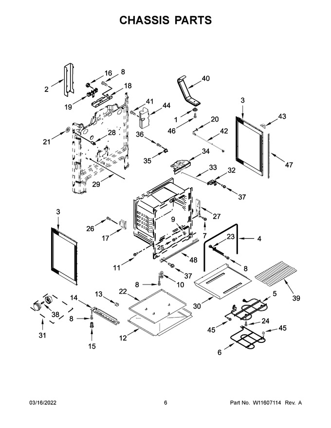 Diagram for YMER6600FW5